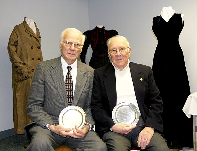 2007 David Humphreys Award Recipients - Jeremiah "Jerry" Vartelas (left) and the late Edward Brickett Jr.